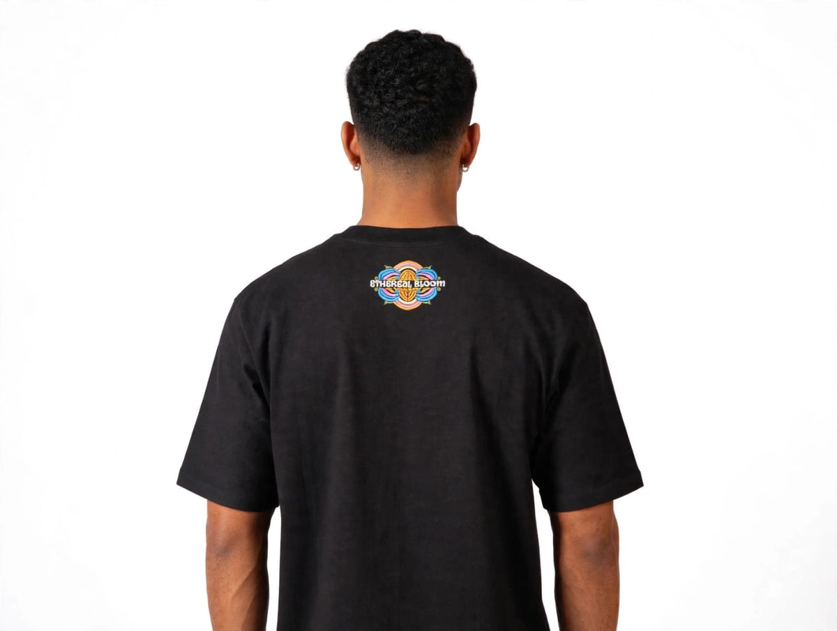 Ethereal Bloom t-shirt side view