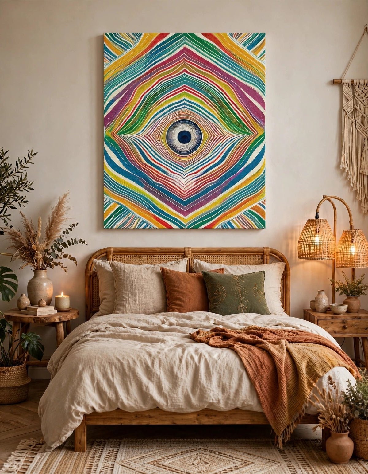 Evil Eye Canvas - Ready to Hang Gallery Wrap